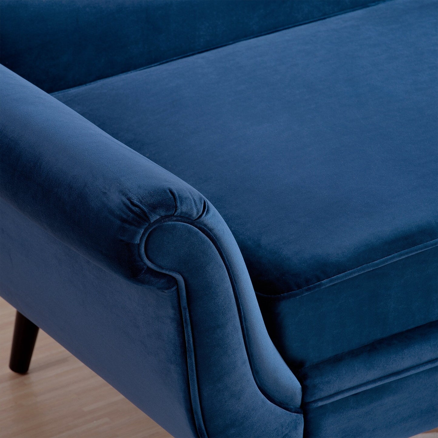 Chaise longue vintage avec accoudoirs enroulés de Christopher Knight Home