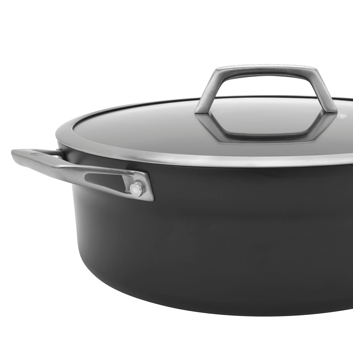Casserole à fond épais en aluminium anodisé ZWILLING Motion, antiadhésive
