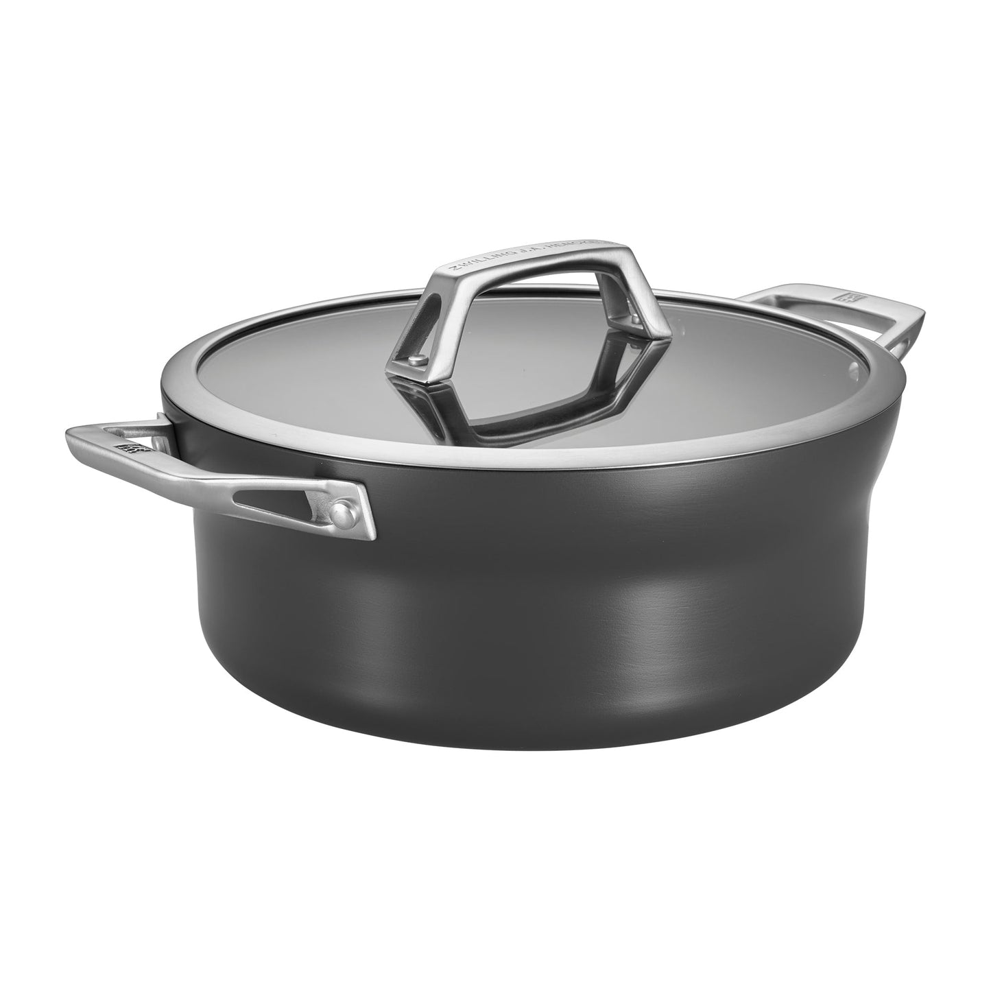 Casserole à fond épais en aluminium anodisé ZWILLING Motion, antiadhésive