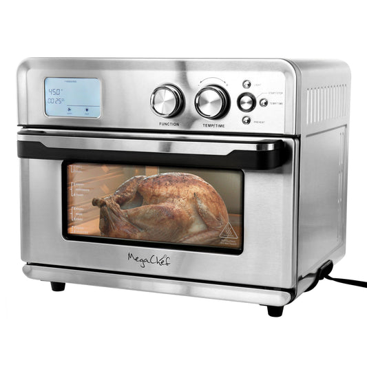 Friteuse à air multifonction avec 21 programmes préprogrammés et fonction four à griller