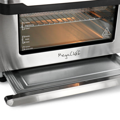 Friteuse à air multifonction avec 21 programmes préprogrammés et fonction four à griller