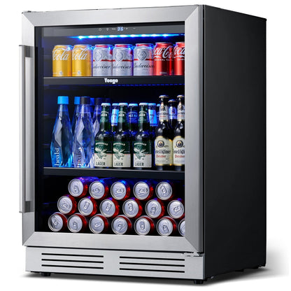 Réfrigérateur à boissons de 24 pouces, capacité de 140 canettes, pour sodas, vins et autres boissons - 24 pouces