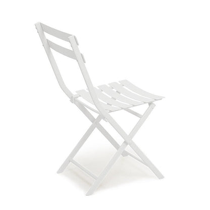 Ensemble de bistro minimaliste pour terrasse, 3 pièces, comprenant une table ronde et des chaises pliantes - Ensemble-de-bistro-pour-terrasse-3-pieces