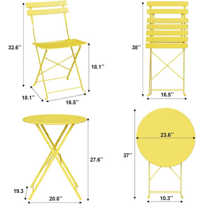 Ensembles de bistro pour terrasse en 3 pièces