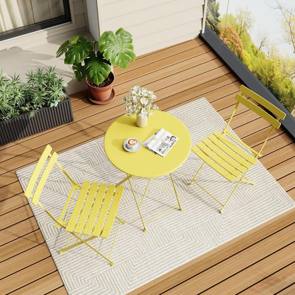 Ensembles de bistro pour terrasse en 3 pièces
