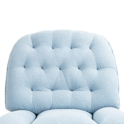 Lot de 2 chaises de salon inclinables pivotantes à 360 degrés et réglables.