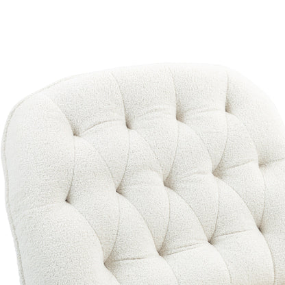Lot de 2 chaises de salon inclinables pivotantes à 360 degrés et réglables.