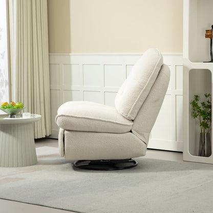 Lot de 2 chaises de salon inclinables pivotantes à 360 degrés et réglables.
