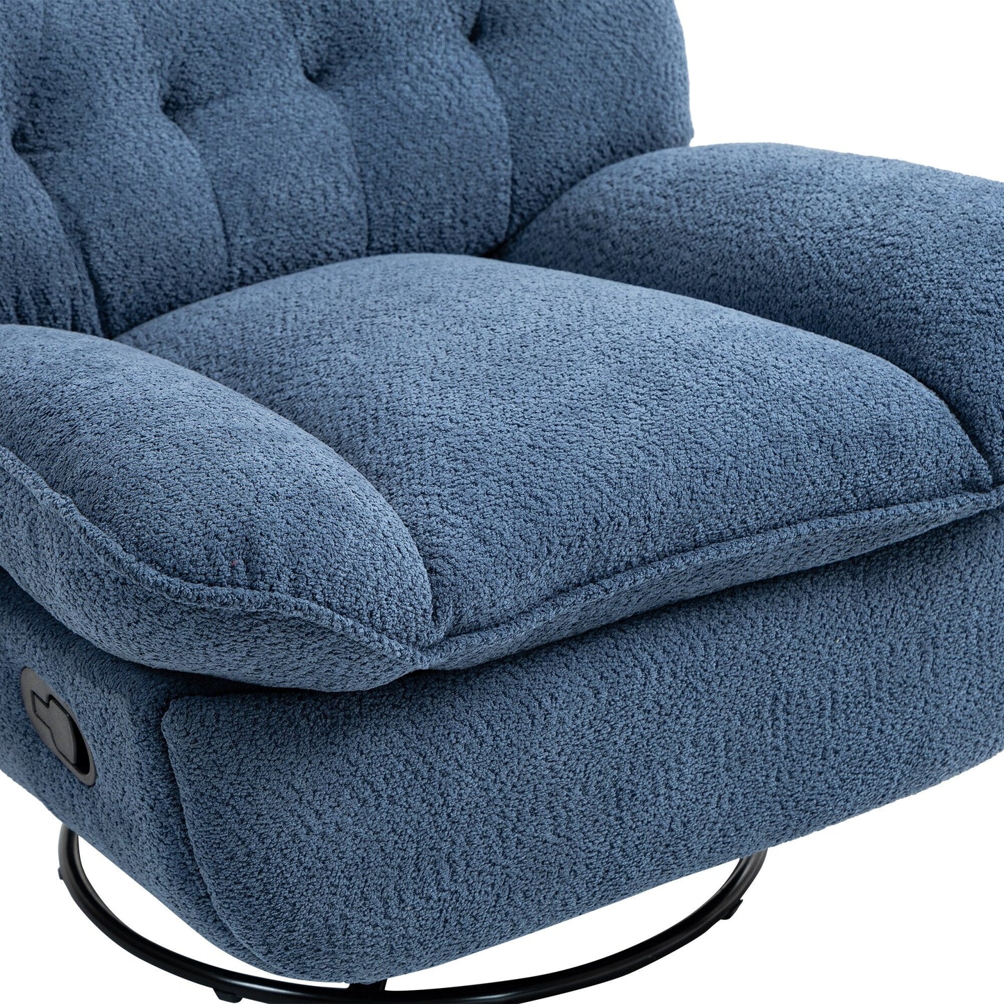 Lot de 2 chaises de salon inclinables pivotantes à 360 degrés et réglables.