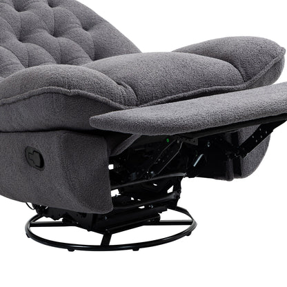 Lot de 2 chaises de salon inclinables pivotantes à 360 degrés et réglables.
