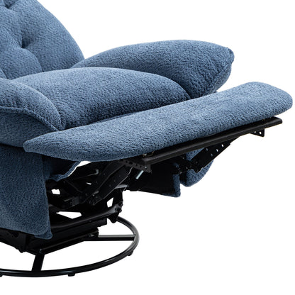 Lot de 2 chaises de salon inclinables pivotantes à 360 degrés et réglables.
