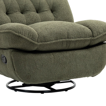 Lot de 2 chaises de salon inclinables pivotantes à 360 degrés et réglables.