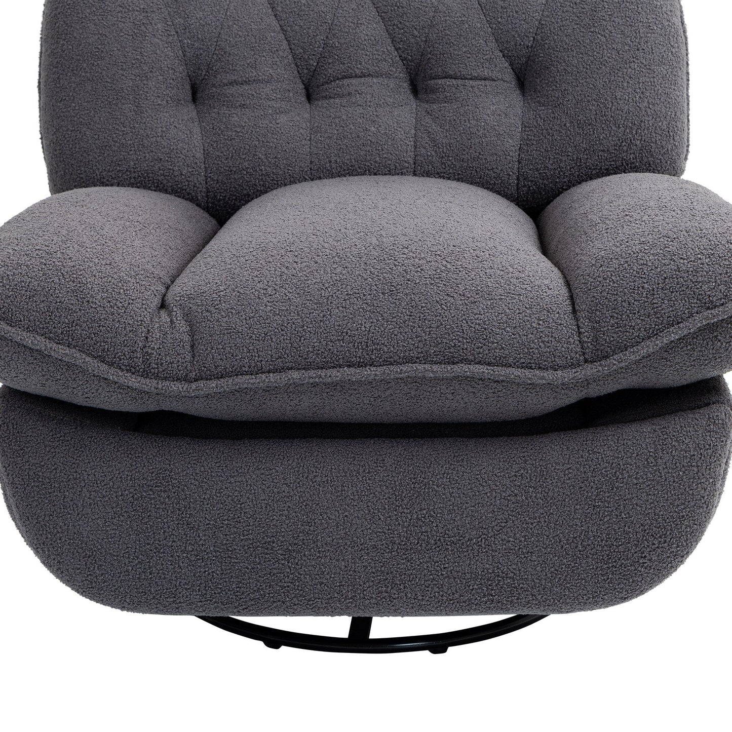 Lot de 2 chaises de salon inclinables pivotantes à 360 degrés et réglables.