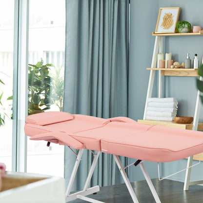 Chaise de tatouage, lit de massage, chaise de salon de beauté et spa réglable 73 avec tabouret