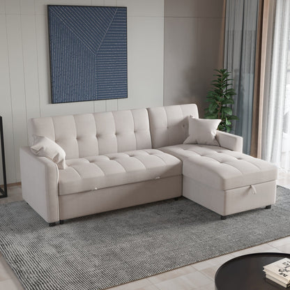 Canapé-lit et chaise longue réversibles de 208 cm de large
