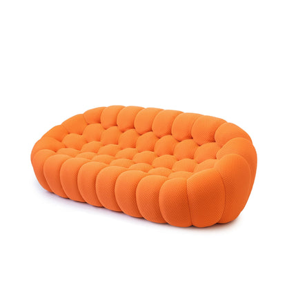 Canapé moderne à bulles de 250 cm (98,43 pouces) en forme de nid d'abeille 3D, canapé paresseux.