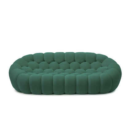Canapé moderne à bulles de 250 cm (98,43 pouces) en forme de nid d'abeille 3D, canapé paresseux.