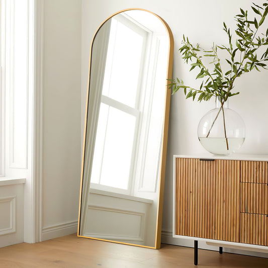 Grand miroir moderne à arche