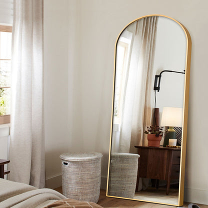 Grand miroir moderne à arche