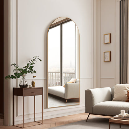 Grand miroir moderne à arche