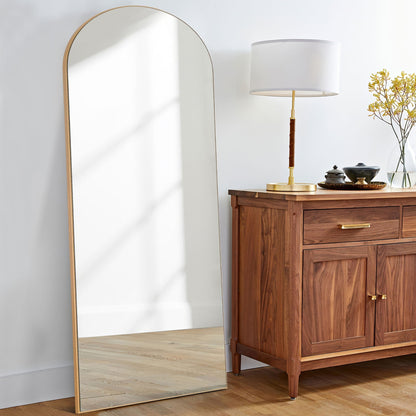 Grand miroir moderne à arche