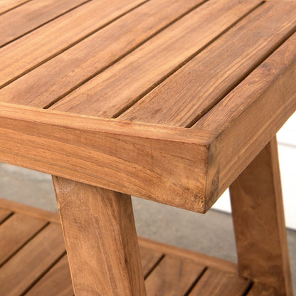 Table/Banc de douche en teck d'Indonésie d'Aurora Home