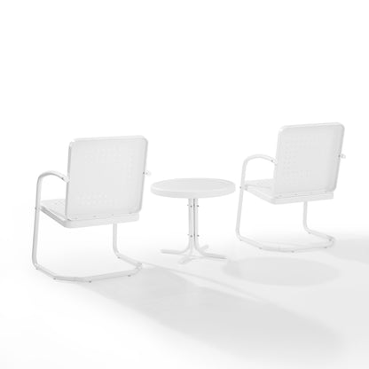 Ensemble de 3 chaises d'extérieur Crosley Bates - 84 L x 22 P x 35 H (les dimensions sont en pouces)