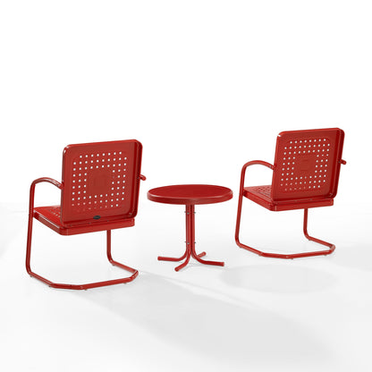 Ensemble de 3 chaises d'extérieur Crosley Bates - 84 L x 22 P x 35 H (les dimensions sont en pouces)