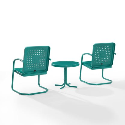 Ensemble de 3 chaises d'extérieur Crosley Bates - 84 L x 22 P x 35 H (les dimensions sont en pouces)