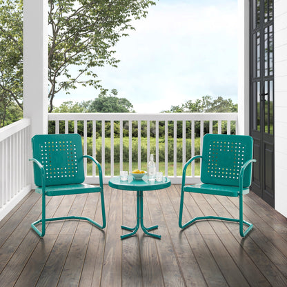 Ensemble de 3 chaises d'extérieur Crosley Bates - 84 L x 22 P x 35 H (les dimensions sont en pouces)