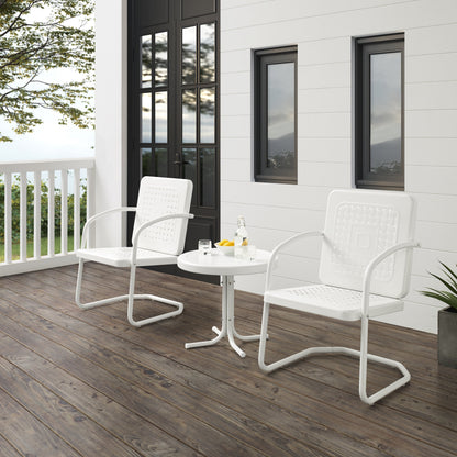 Ensemble de 3 chaises d'extérieur Crosley Bates - 84 L x 22 P x 35 H (les dimensions sont en pouces)