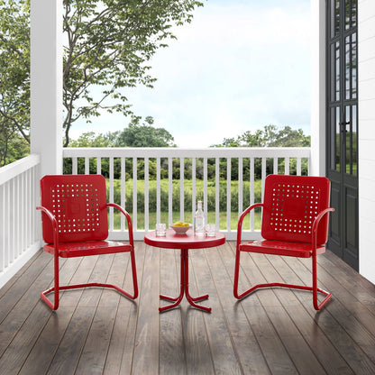 Ensemble de 3 chaises d'extérieur Crosley Bates - 84 L x 22 P x 35 H (les dimensions sont en pouces)