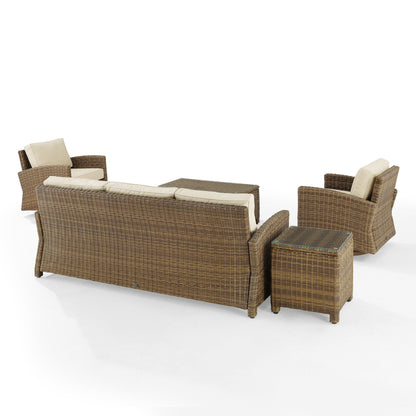 Ensemble canapé et fauteuil pivotant basculant Crosley Bradenton 5 pièces