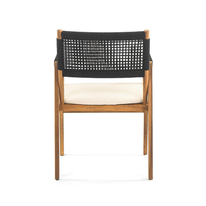 Ensemble de repas Captef pour extérieur, 5 pièces en bois d'acacia, par Christopher Knight Home