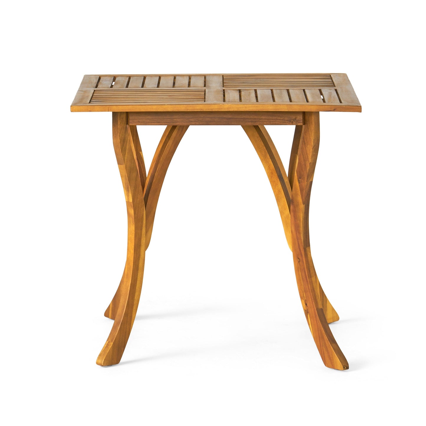 Ensemble de repas Captef pour extérieur, 5 pièces en bois d'acacia, par Christopher Knight Home