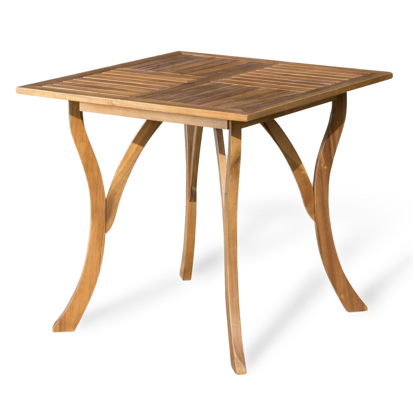 Ensemble de repas Captef pour extérieur, 5 pièces en bois d'acacia, par Christopher Knight Home