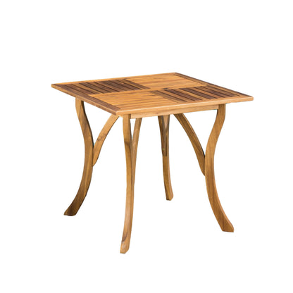 Ensemble de repas Captef pour extérieur, 5 pièces en bois d'acacia, par Christopher Knight Home