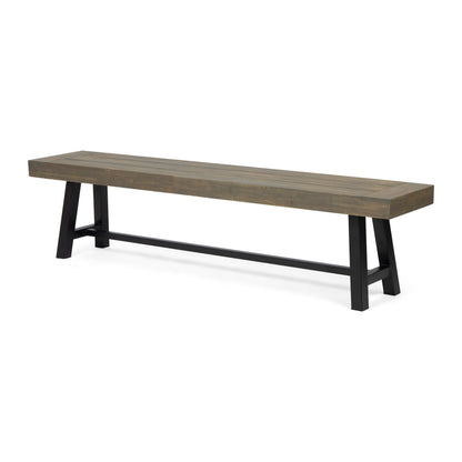 Banc d'extérieur en bois d'acacia Carlisle de Christopher Knight Home