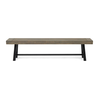 Banc d'extérieur en bois d'acacia Carlisle de Christopher Knight Home