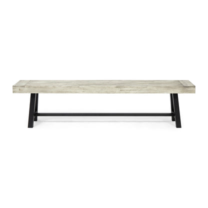 Banc d'extérieur en bois d'acacia Carlisle de Christopher Knight Home