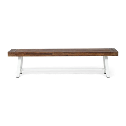 Banc d'extérieur en bois d'acacia Carlisle de Christopher Knight Home