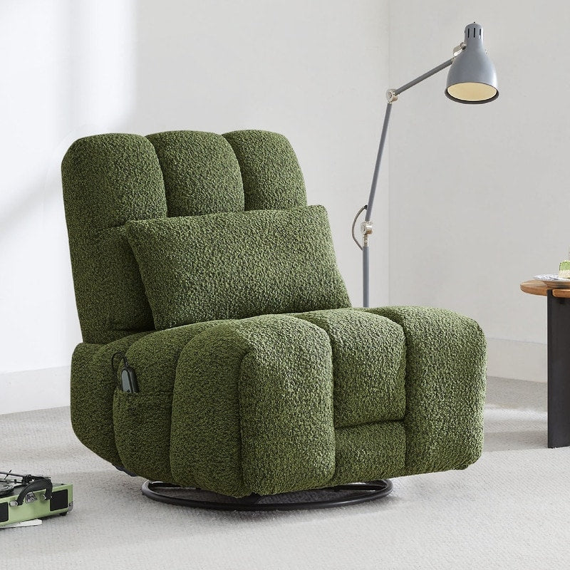 Fauteuil inclinable pivotant et oscillant Cole Power avec soutien lombaire