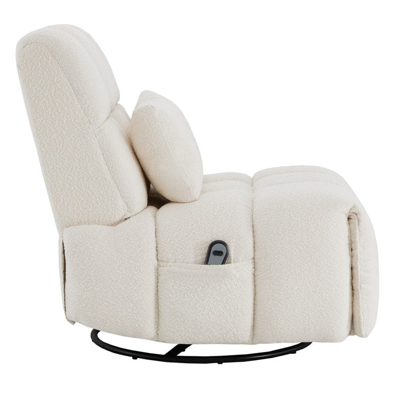 Fauteuil inclinable pivotant et oscillant Cole Power avec soutien lombaire