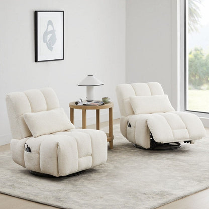 Fauteuil inclinable pivotant et oscillant Cole Power avec soutien lombaire