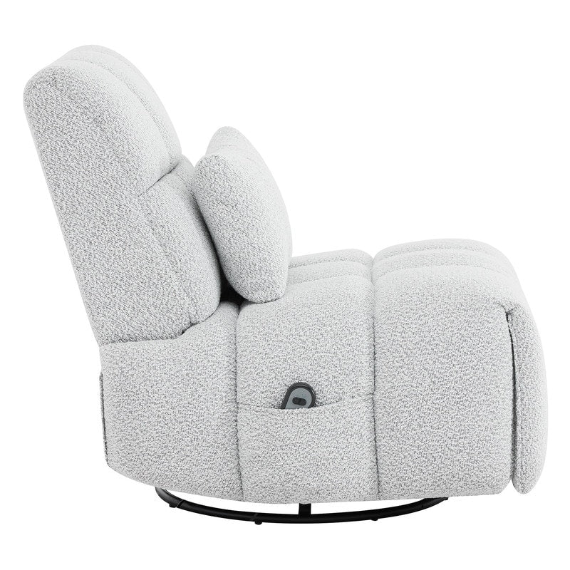 Fauteuil inclinable pivotant et oscillant Cole Power avec soutien lombaire
