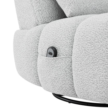 Fauteuil inclinable pivotant et oscillant Cole Power avec soutien lombaire