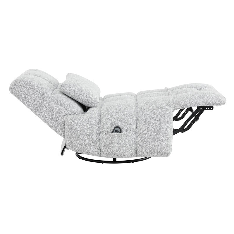 Fauteuil inclinable pivotant et oscillant Cole Power avec soutien lombaire
