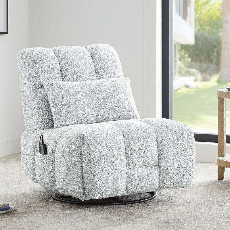 Fauteuil inclinable pivotant et oscillant Cole Power avec soutien lombaire