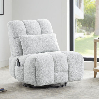 Fauteuil inclinable pivotant et oscillant Cole Power avec soutien lombaire