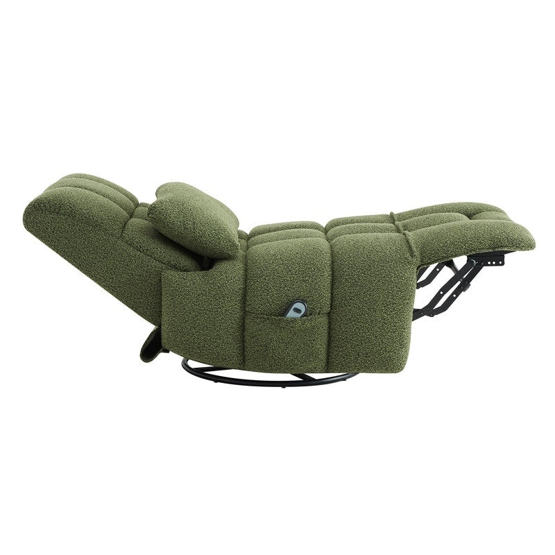 Fauteuil inclinable pivotant et oscillant Cole Power avec soutien lombaire